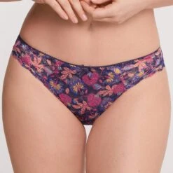 Slip Marine Imprimé Luccia Swing -Bestform Lingerie Soldes BL02459 9BA WEB 1