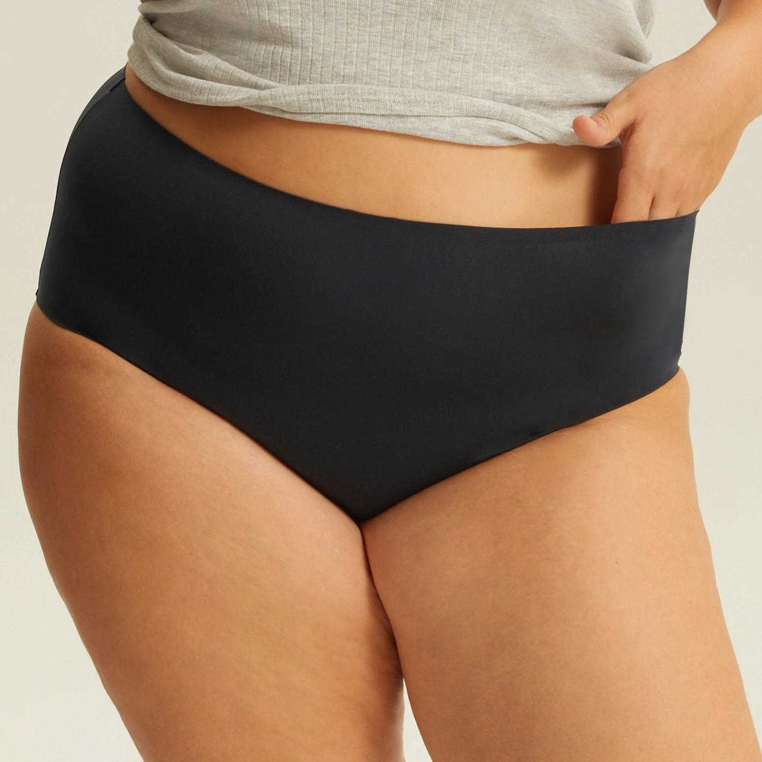 Culotte très haute One size Noir JUST ONE MICRO Culotte Très Haute One Size Noir JUST ONE MICRO -Bestform Lingerie Soldes BL04600 030 WEB 1