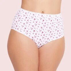 Panty Blanc Best Cotton Print -Bestform Lingerie Soldes BL05221 9A0 WEB 1