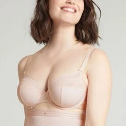 Soutien-gorge Emboîtant Avec Armatures Beige Rosé Just Perfect -Bestform Lingerie Soldes BL14464 048 WEB 1