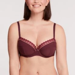 Soutien-gorge Emboîtant Avec Armatures Cassis Sydney Pure -Bestform Lingerie Soldes BL14563 08B WEB 11