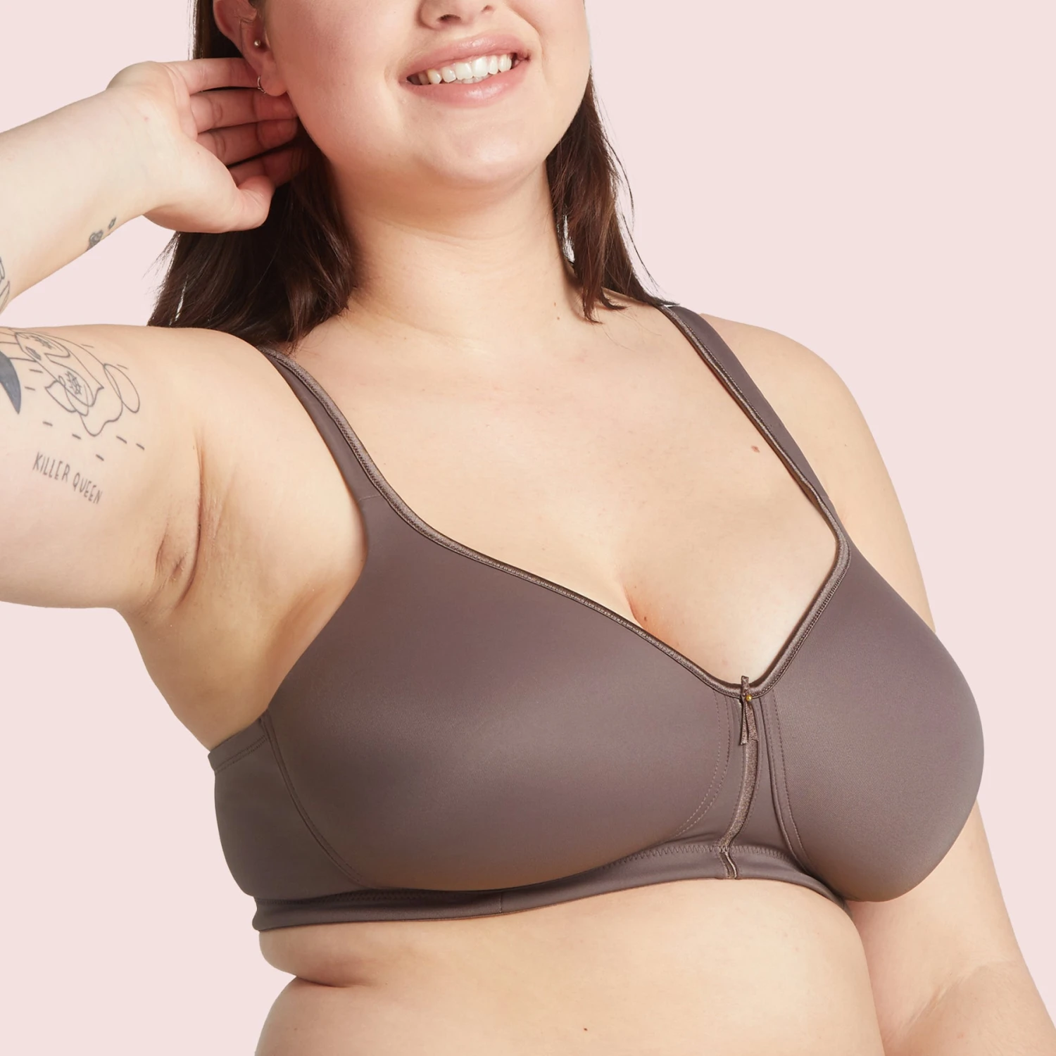 Soutien-gorge sans armatures Taupe Moulded convertible Soutien-gorge Sans Armatures Taupe Moulded Convertible -Bestform Lingerie Soldes BL72335 107 WEB 1