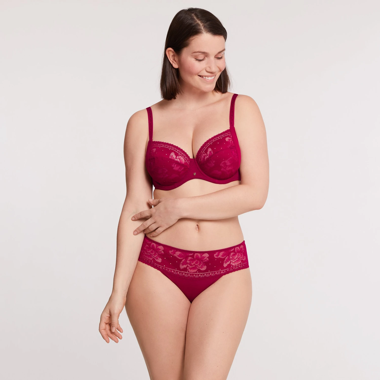 Soutien-gorge emboîtant avec armatures Rubis Versailles Soutien-gorge Emboîtant Avec Armatures Rubis Versailles -Bestform Lingerie Soldes CL14004 066 WEB 3
